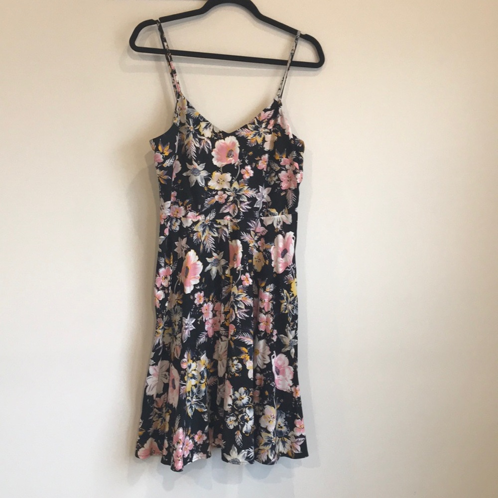 Floral fit and flare dress - Gap